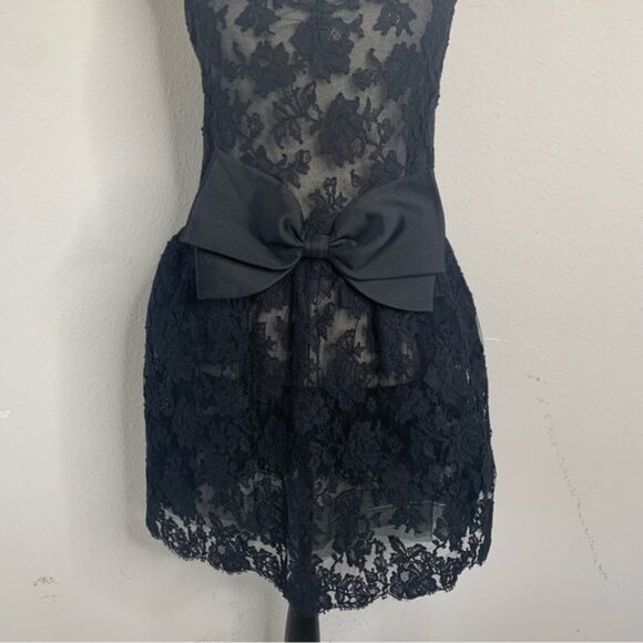 NWT Shushu/Tong Black Bow Tie Wool & Silk Sheer Lace Mini Dress - divino.acegroup.co.in NWT Shushu/Tong Black Bow Tie Wool & Silk Sheer Lace Mini Dress - divino.acegroup.co.in